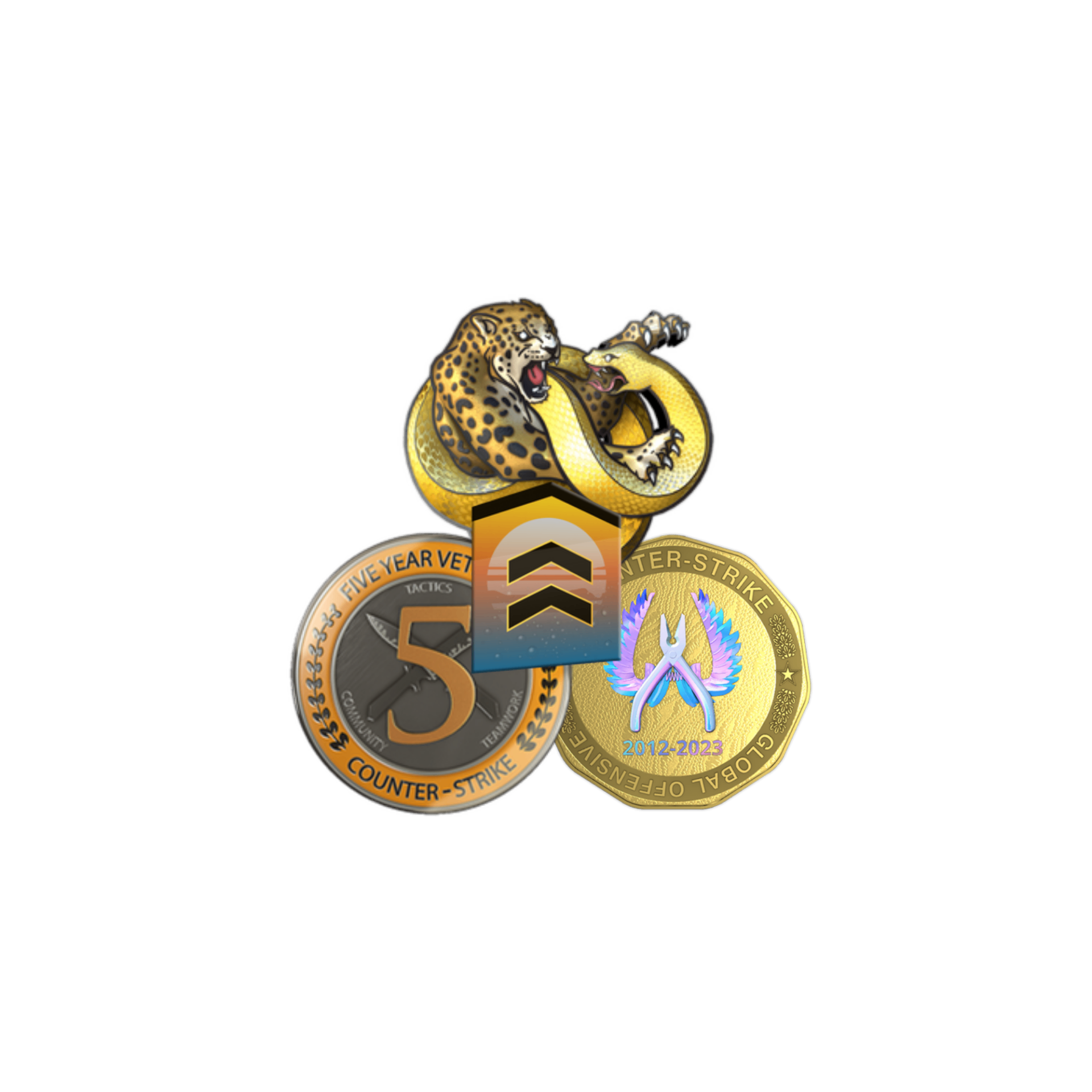 Conta Steam com 3 medalhas no CS2 + Patente Adicional