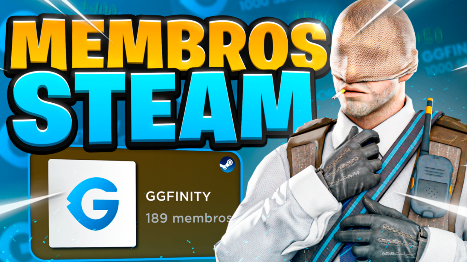 Membros em grupo Steam
