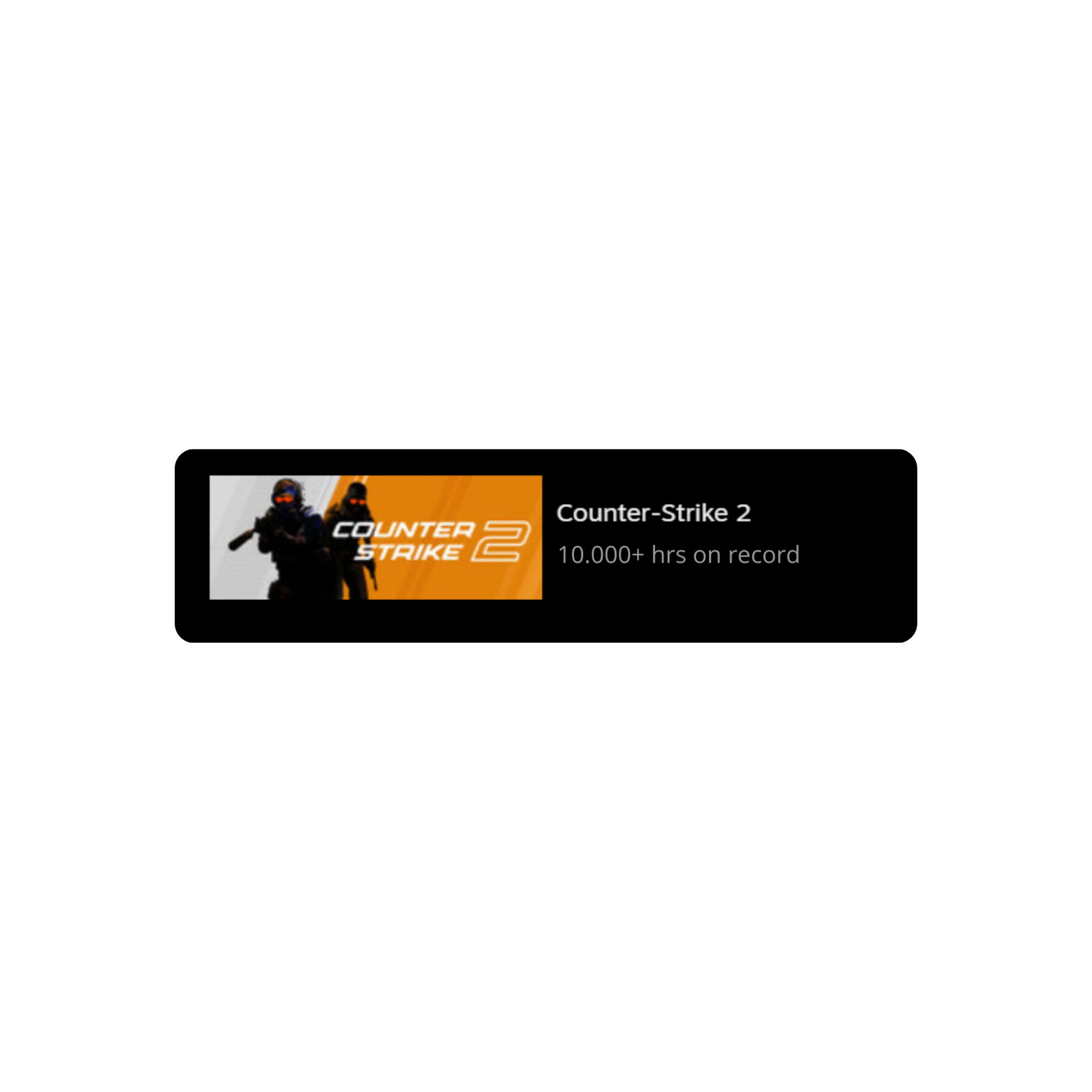 Conta da Steam com 10.000+ Horas no CS2