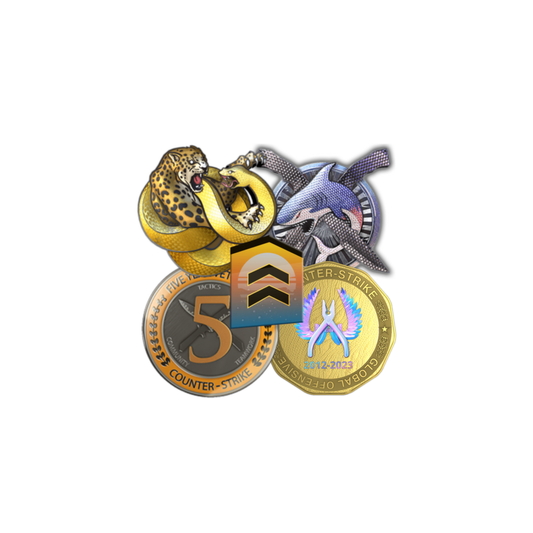 Conta Steam com 4 medalhas no CS2 + Patente Adicional