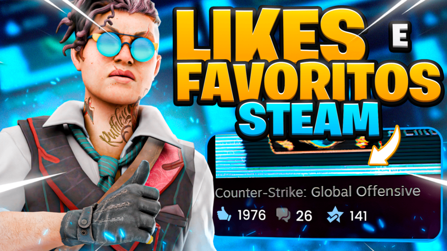 Curtidas e Favoritos Steam