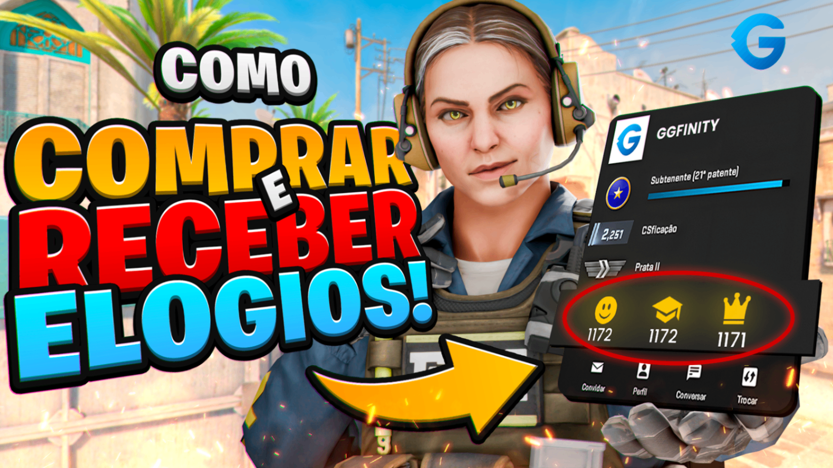Como comprar e receber Elogios no CS2